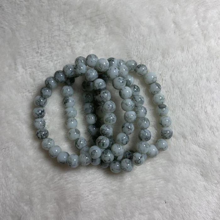 mix color beaded bracelet(4pcs)