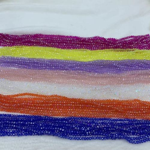 6mm polyhedral crystal beads（85pcs）