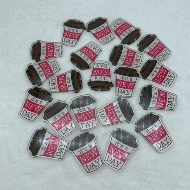 coffee cup charms(10pcs)