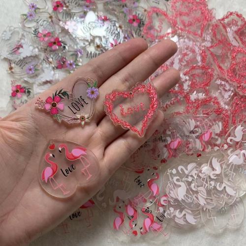 love heart charms(10pcs)