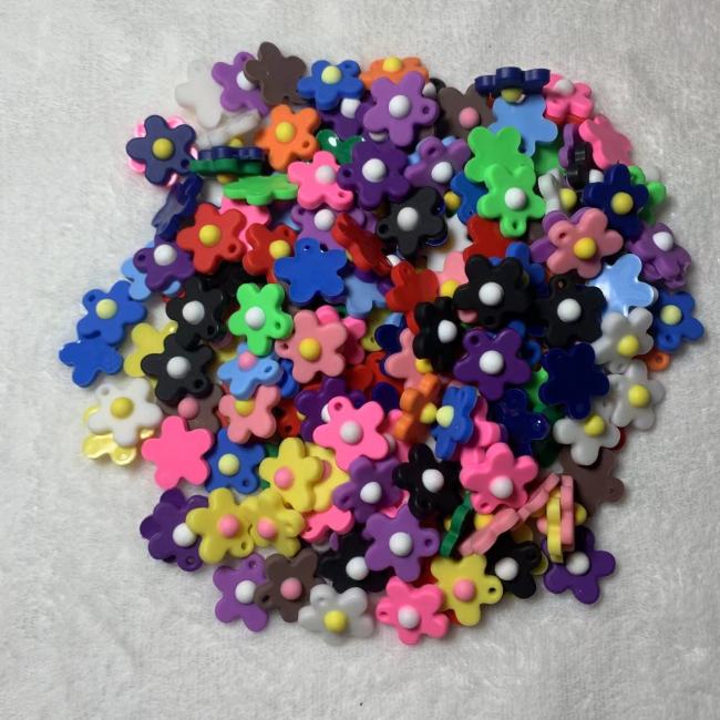 pvc flower charms(20pcs)