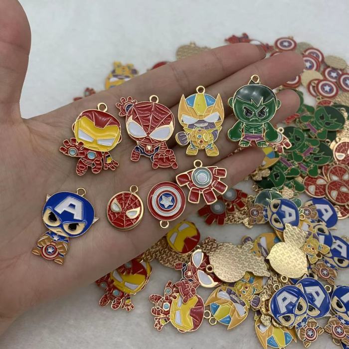 cartoon hero charms(10pcs)
