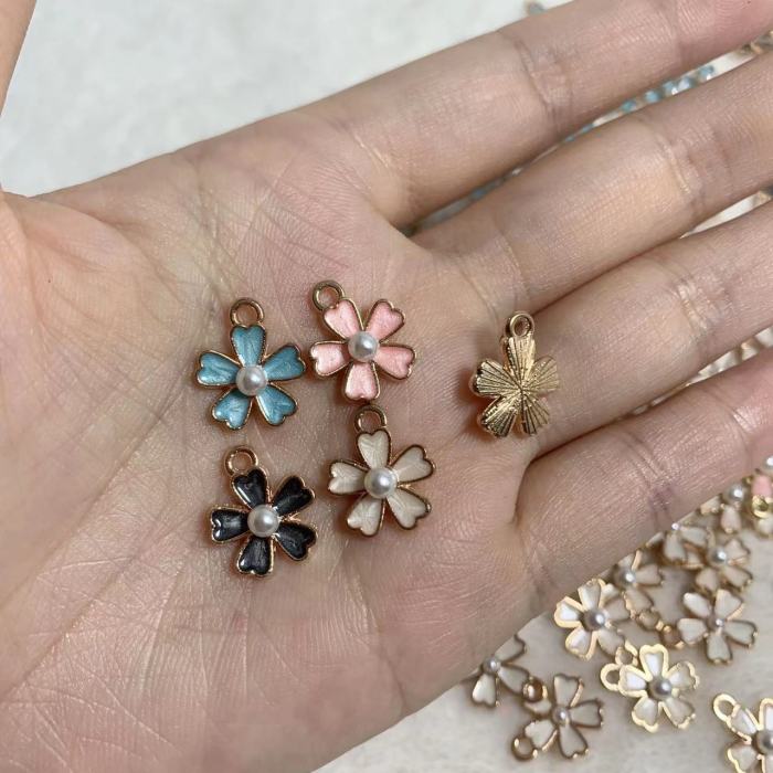 small flower charms(10pcs)