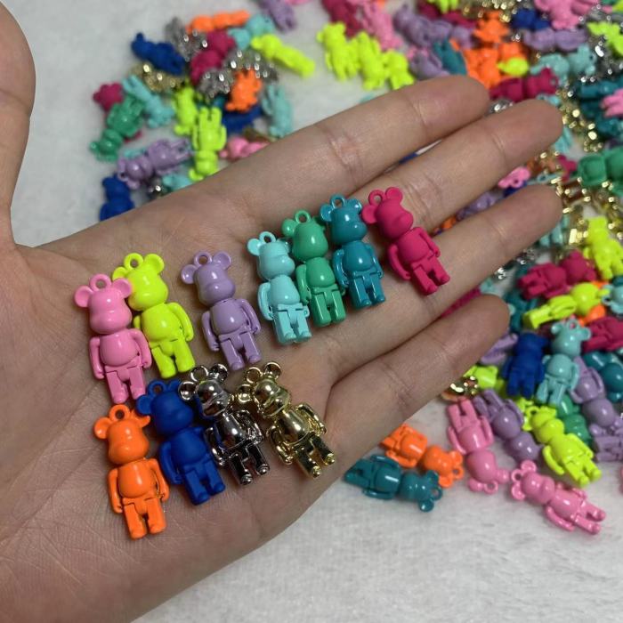 metal kaws bear chams(20pc)