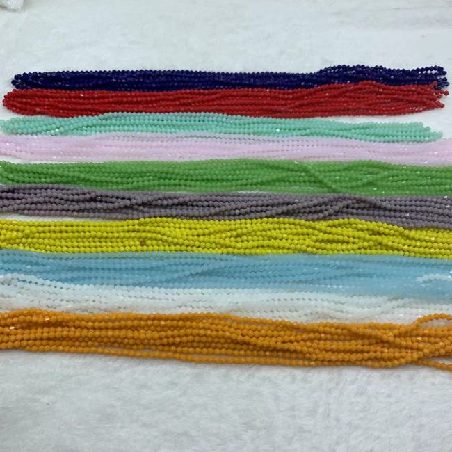4mm polyhedral crystal beads（90pcs）