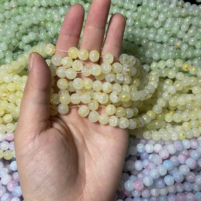 8mm jade break bead(100pcs)