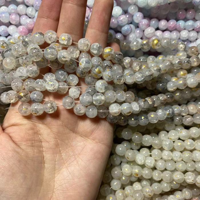 8mm jade break bead(100pcs)