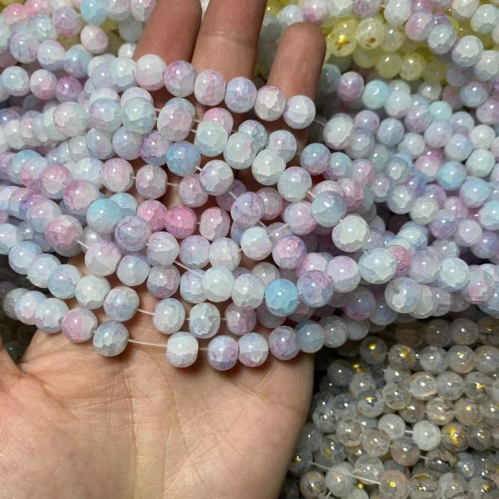 8mm jade break bead(100pcs)