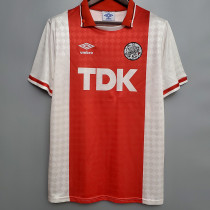 1990-1992 Ajax Home Retro Soccer Jersey