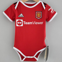 22-23 Man Utd Home Baby Infant Crawl Suit