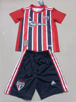 22-23 Sao Paulo Away Kids Soccer Jersey