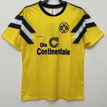 1989 Dortmund Yellow Retro Soccer Jersey