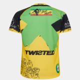 21-22 Jamaica Yellow green Rugby Jersey