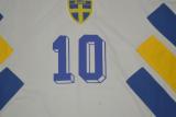 1994-1996 Sweden White Retro Soccer Jersey