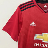 2018-2019 Man Utd Home Retro Soccer Jersey