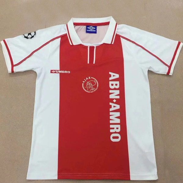 1998 Ajax Home Retro Soccer Jersey