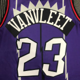 Raptors VANVLEET #23 Purple Retro Top Quality Hot Pressing NBA Jersey