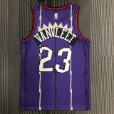 Raptors VANVLEET #23 Purple Retro Top Quality Hot Pressing NBA Jersey