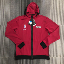 2022 Miami Heat Player GI Red Zip hoodie Jacket