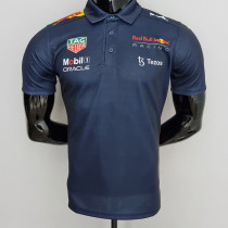 2022 F1 Formula One Red Bull Royal Blue Polo Racing Suit(有领)