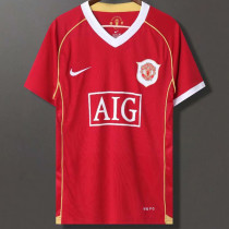 2006-2007 Man Utd Home Retro Soccer Jersey