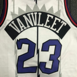 Raptors VANVLEET #23 White Retro Top Quality Hot Pressing NBA Jersey