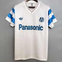 1990 Marseille Home Retro Soccer Jersey