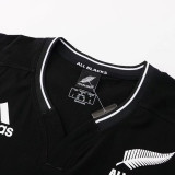 21-22 New Zealand Home Black Rugby Jersey