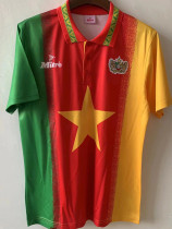 1994 Cameroon Green Red Yellow Retro Soccer Jersey