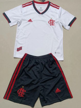 22-23 Flamengo Away Kids Soccer Jersey