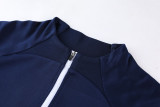 2022 NK Royal blue Half Pull Sweater Tracksuit (半拉链) #NB01 Lh