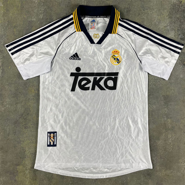 1998-2000 RMA Home Retro Soccer Jersey