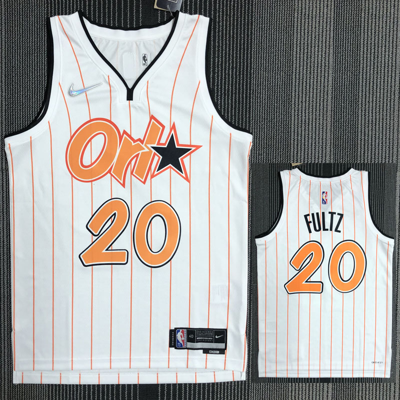 75th Anniversary Orlando Magic Fultz #20 White Orange NBA Jersey -  Kitsociety