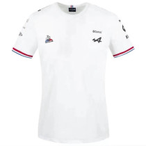 2021 Formula One Alpine White Short Sleeve Racing Suit(高山)