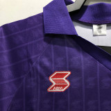 1989-1990 Fiorentina Home Retro Soccer Jersey