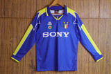 1996-1997 JUV Away Blue Retro Long Sleeve Soccer Jersey (长袖)