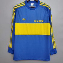 1981 Boca Juniors Home Long Sleeve Retro Soccer Jersey (长袖)