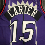 Raptors CARTER #15 Purple Retro Top Quality Hot Pressing NBA Jersey