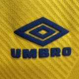 1993-1995 Parma Yellow Retro Soccer Jersey