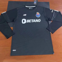 22-23 Porto Black Goalkeeper Long Sleeve Soccer Jersey (长袖)