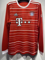 22-23 Bayern Home Long Sleeve Soccer Jersey (长袖)