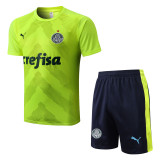 22-23 Palmeiras Fluorescent Green Training Short Suit #D690