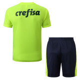 22-23 Palmeiras Fluorescent Green Training Short Suit #D690