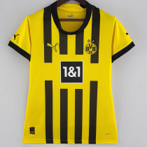 22-23 Dortmund Home Women Soccer Jersey (女)