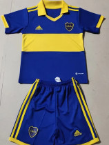 22-23 Boca Juniors Home Kids Soccer Jersey
