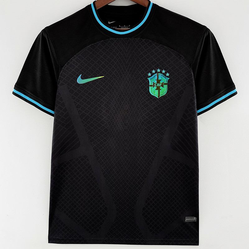 US$ 14.50 - 22-23 Brazil Concept Edition Black Fans Soccer Jersey -  m.