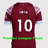 22-23 West Ham Home Fans Soccer Jersey