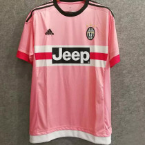 2015-2016 JUV Away Retro pink Soccer Jersey