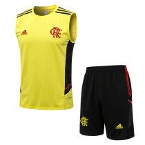 22-23 Flamengo Yellow Tank top and shorts suit #D706