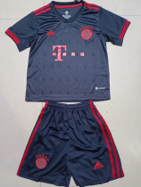 22-23 Bayern Third Kids Soccer Jersey